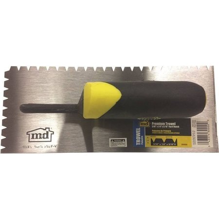 M-D Trowel 3/16X1/4X5/16 F-V Notch 30000